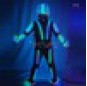 Multicolor change led suit costume for dance with helmet-gloves,shoes cover